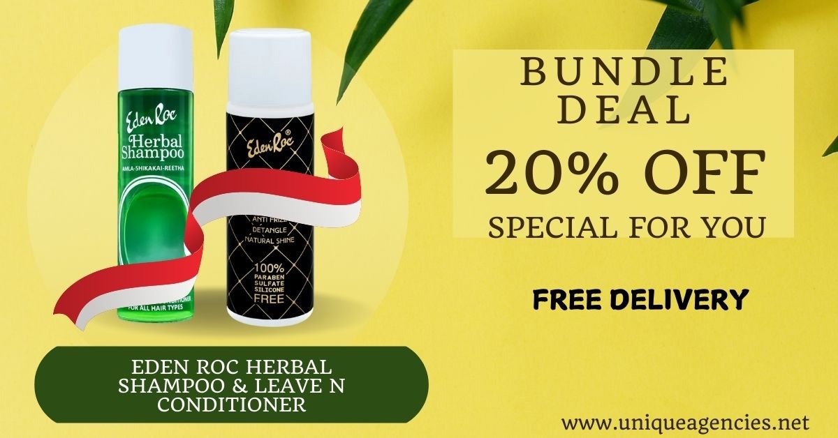 Bundle of Herbal Shampoo and Leave n conditioner